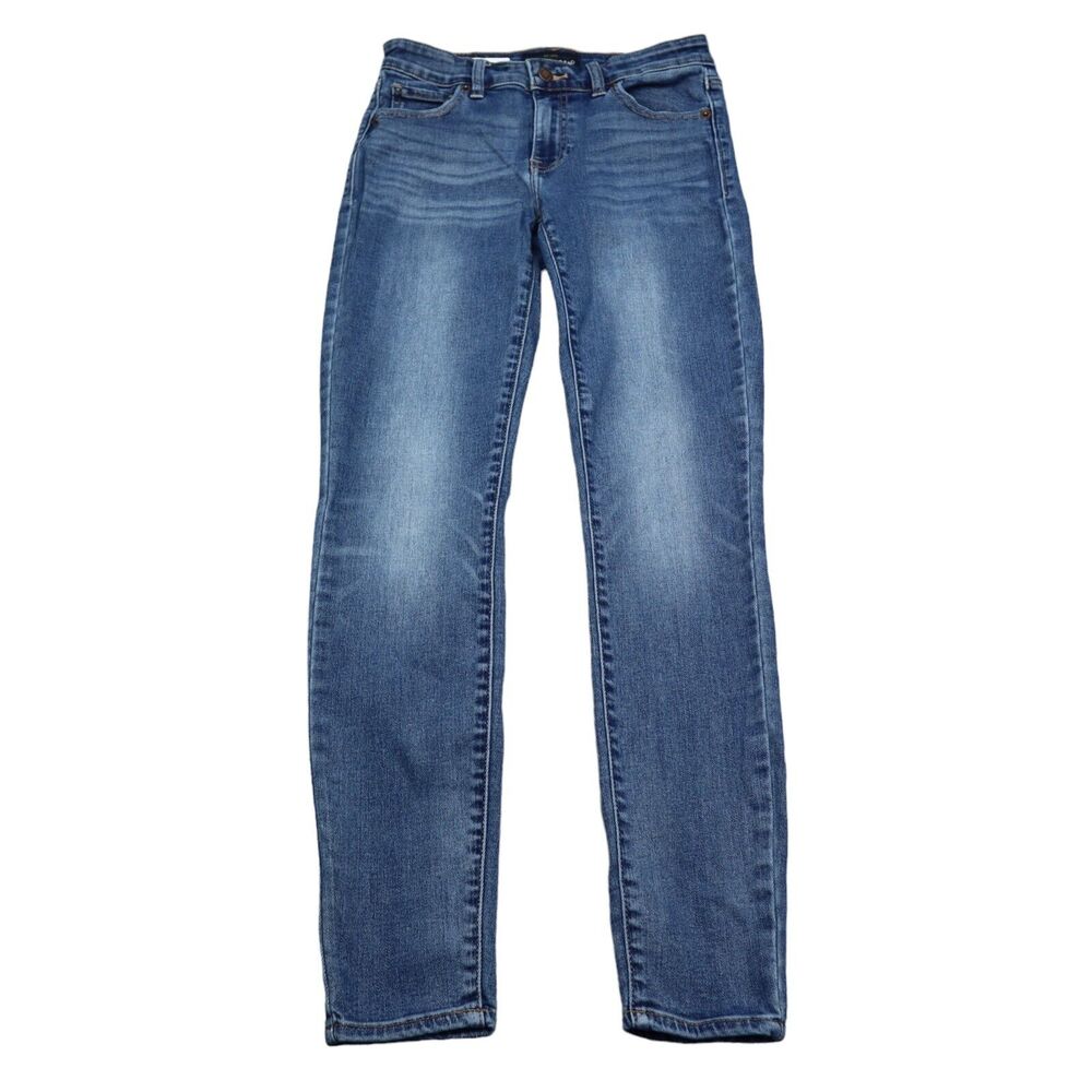 Lucky Brand Jeans Womens 0 Blue Ava Skinny Low Rise Button Medium Wash Denim